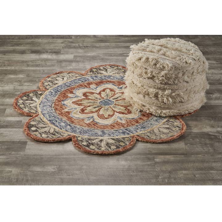 LR Home - Wholesale Area Rug - Nia Classic Scalloped Edge Hand-Tufted Wool Indoor Area Rug24