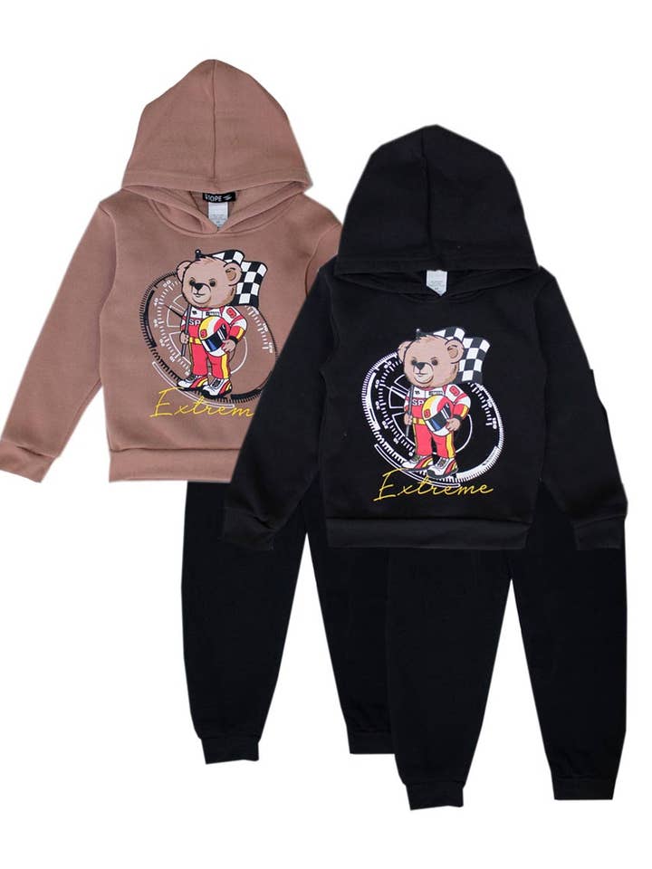 S1Ope Bear Race Extreme Screen Pull On Jogset (Paquete de 12) - 8112701 para venta al por mayor de Hemworld