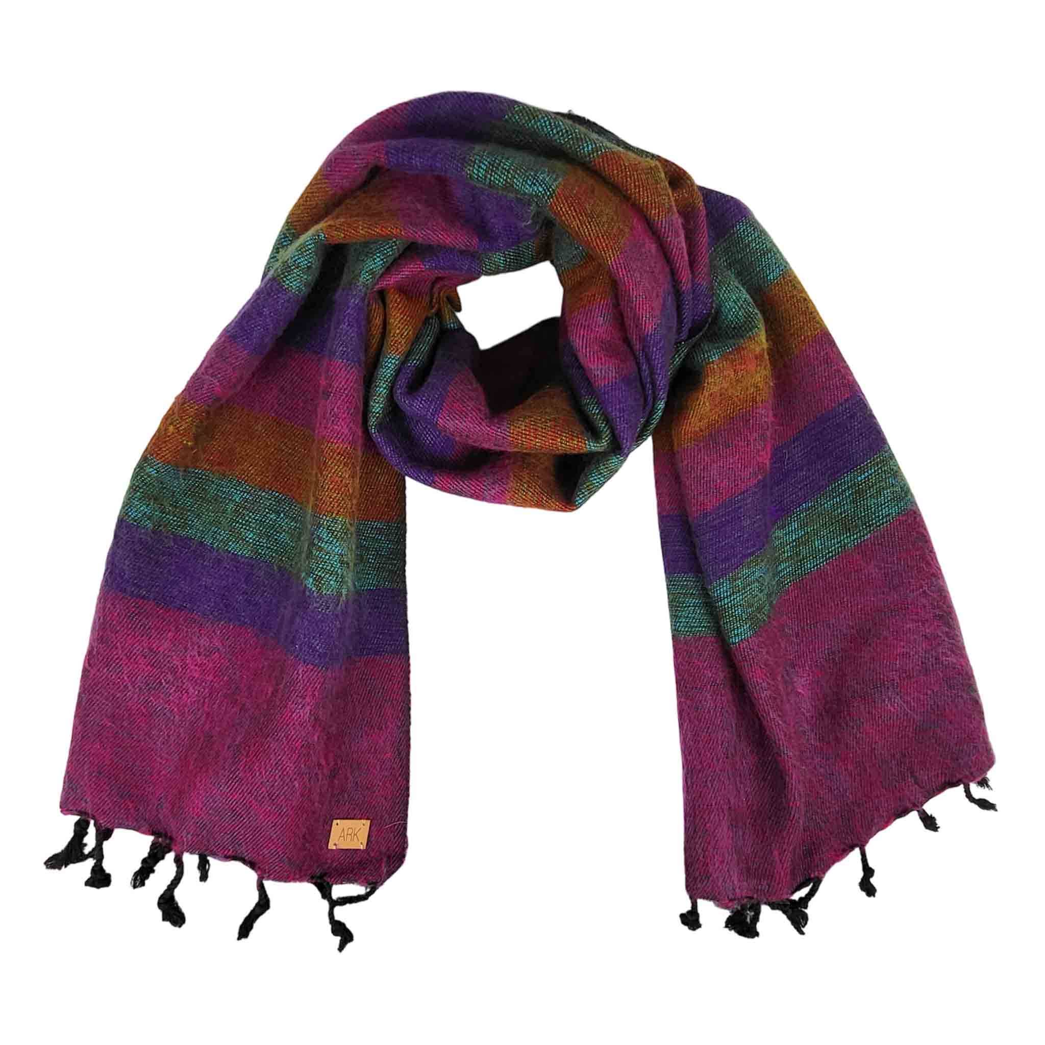 Ark Imports – wholesale Wrap – Women's – Shanti Stripe Shawl4