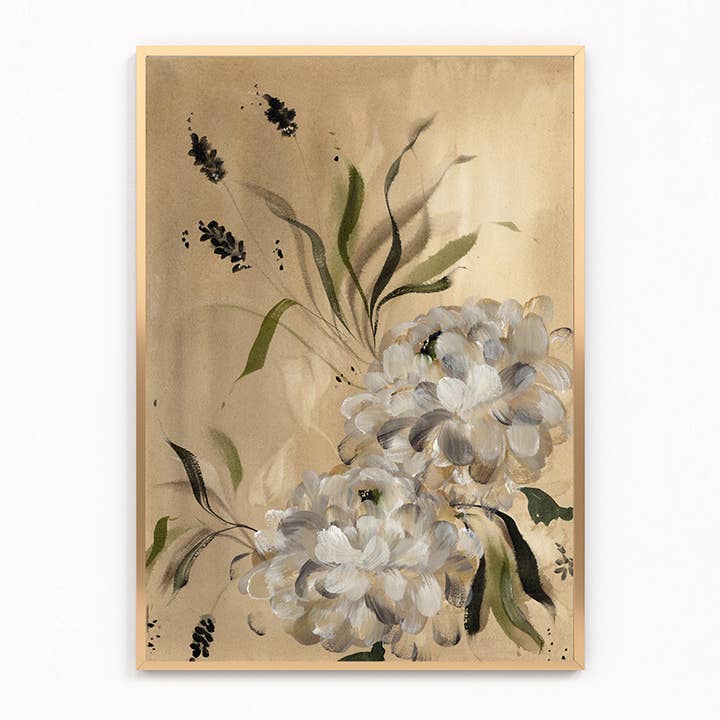 Stillhet | Dahlia Konsttryck för wholesale av Ramya Art Design