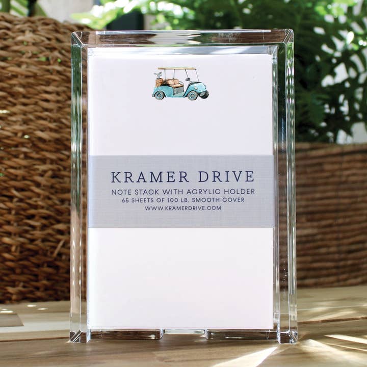 Golf Cart Note Stack for wholesale by Kramer Drive