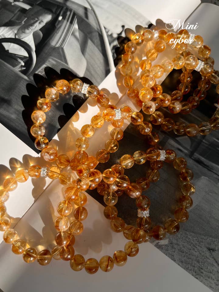 Solar Glow Citrine Bracelet for wholesale by MINICYBER STUDIO