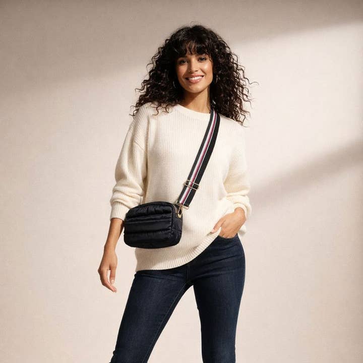 AHDORNED - Wholesale Messenger Bag - Women's - Ella Quilted Puffy Messenger5