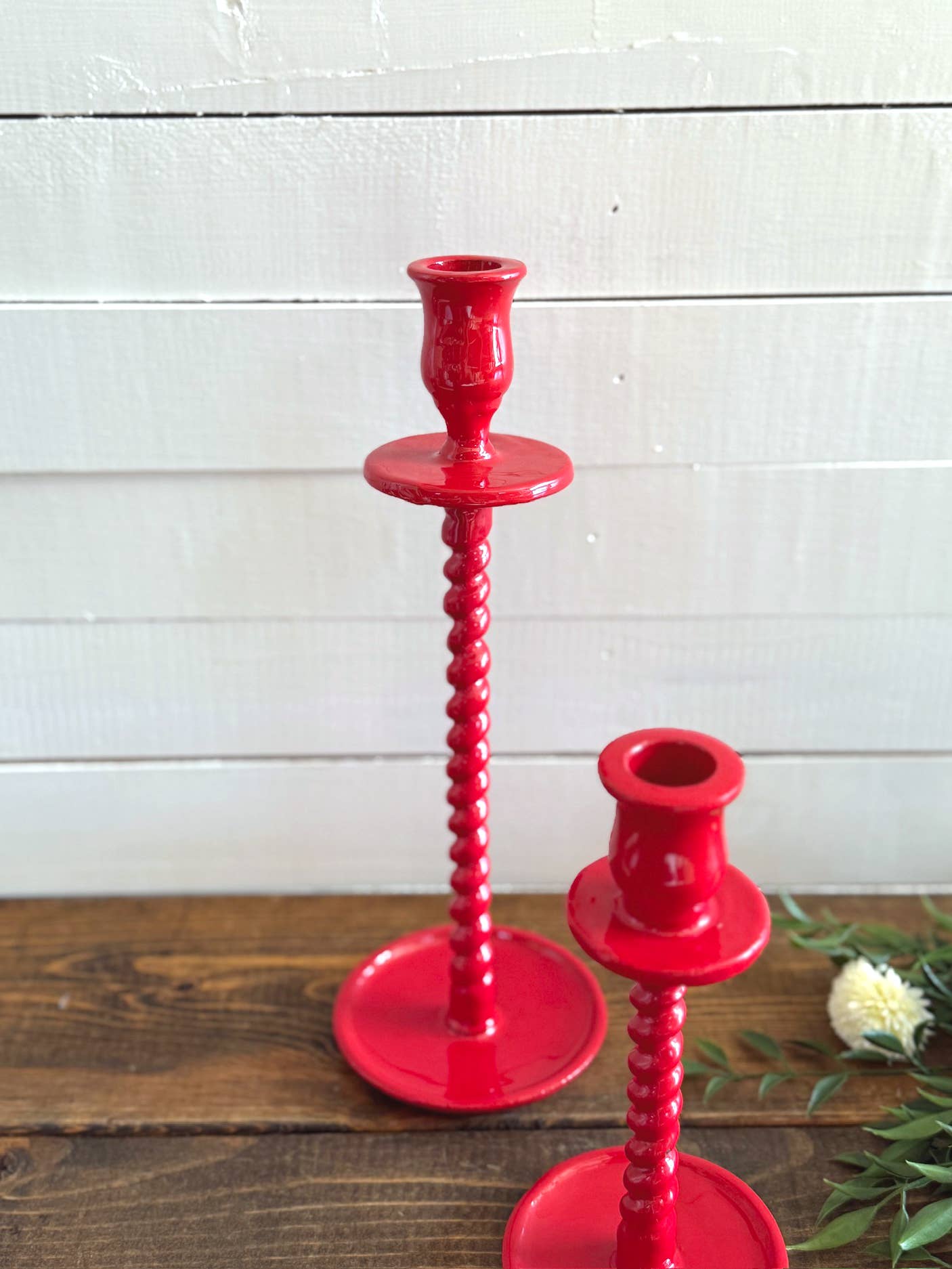 Made Market Co. - Wholesale Candle holder - Corkscrew Taper Holder Red Large6