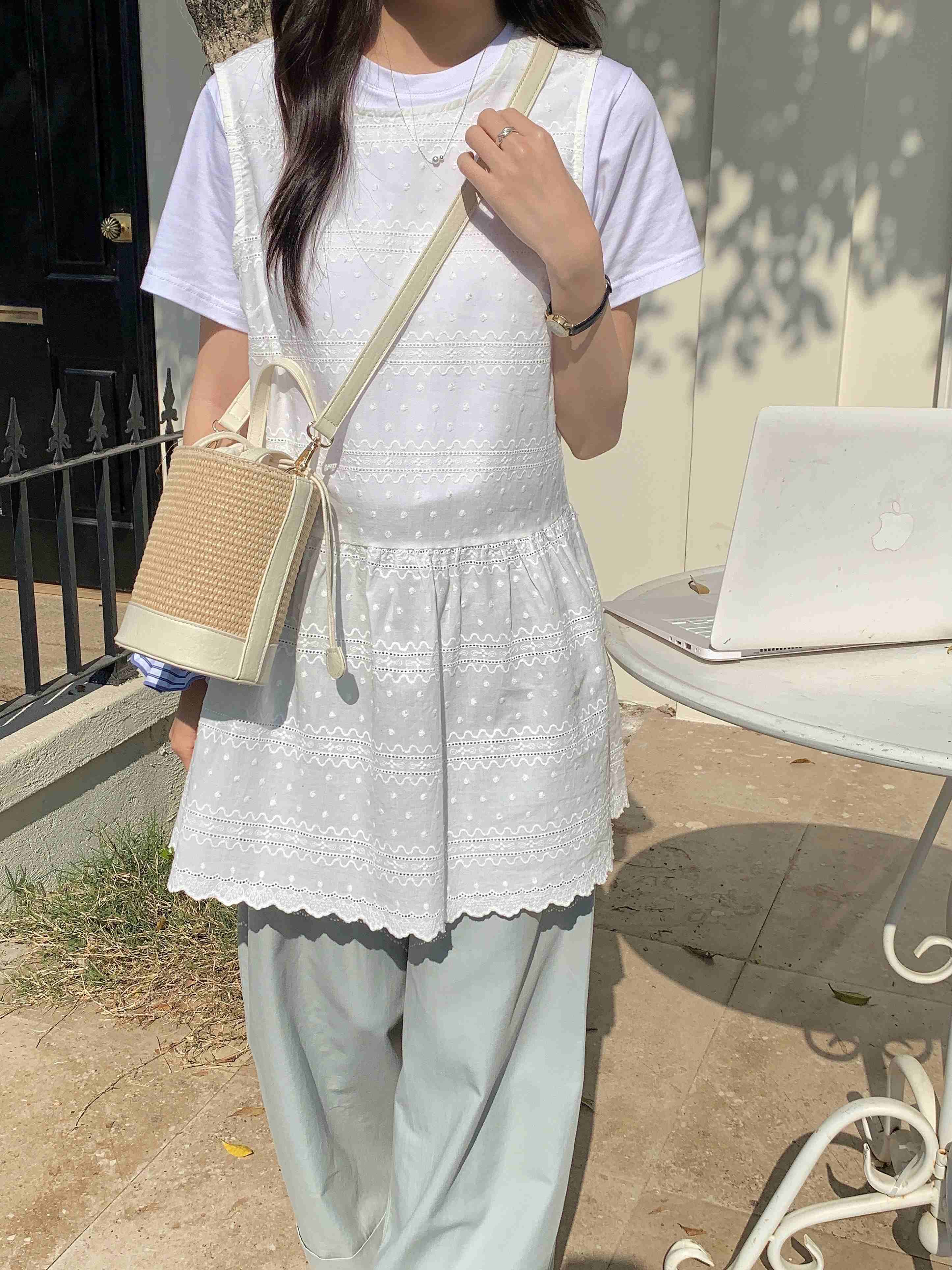 Pretty Persuasions - Vente Sac à bandoulière – femme - P25035 Sac seau/pochette bandoulière en paille1