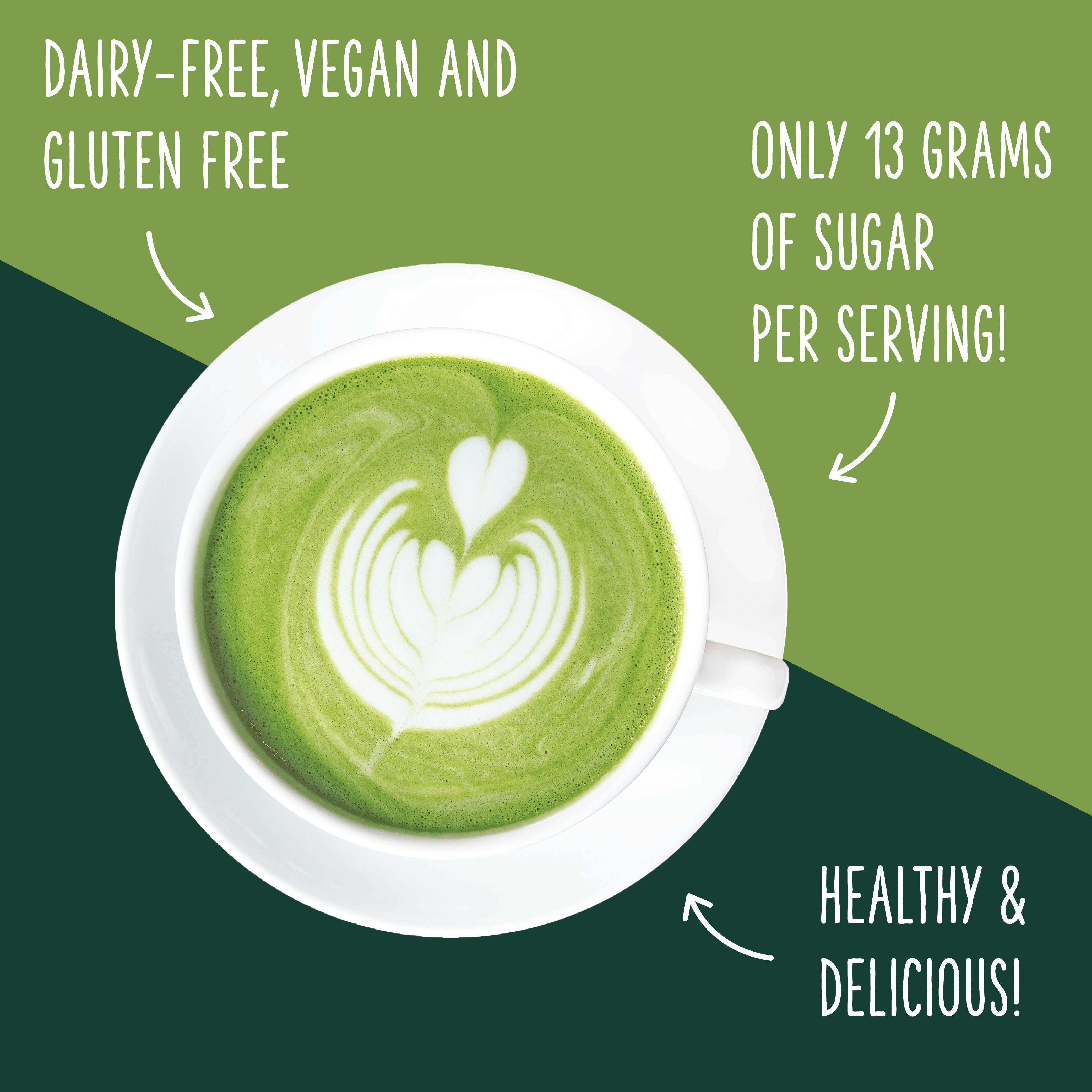 Two Leaves and a Bud - Wholesale Health/Detox Tea - Barista Matcha Latte Mix, 907g Sleeve1