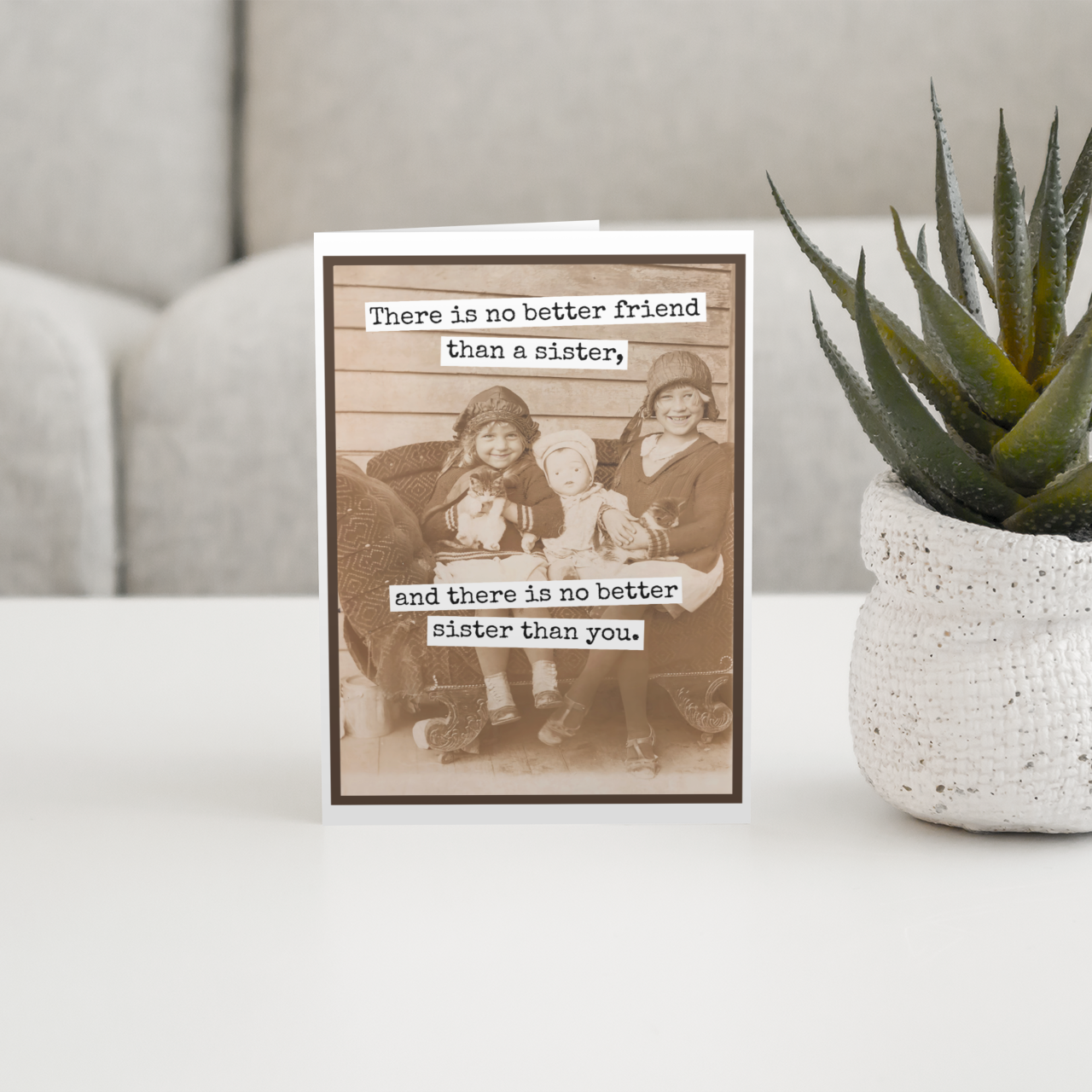 Raven's Rest Studio - Wholesale Everyday Greeting Card - Greeting Card. There Is No Better Friend Than a Sister.2