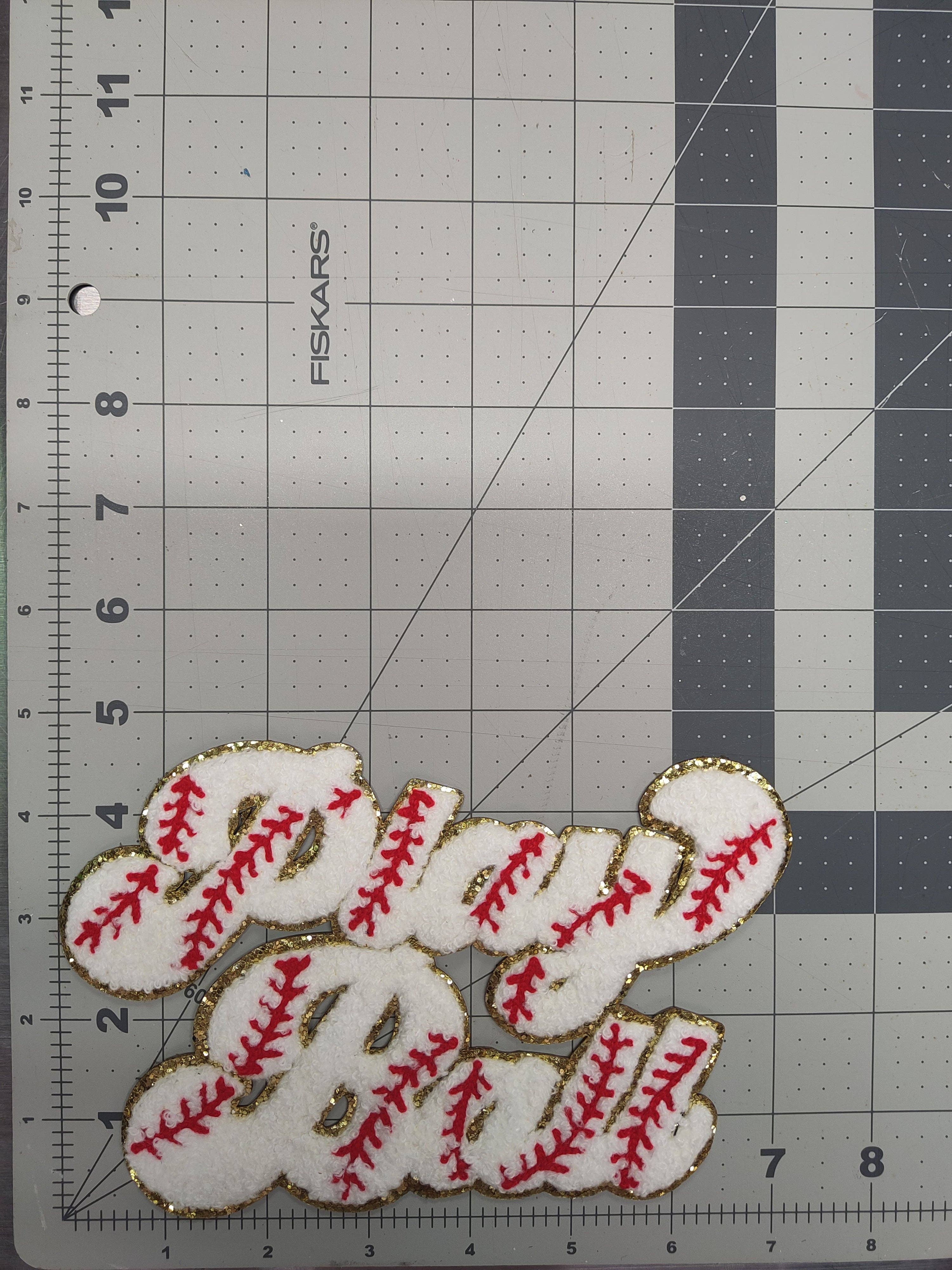 Scratch Decor - Wholesale Patch - Playball Baseball Chenille Iron-on Patch4