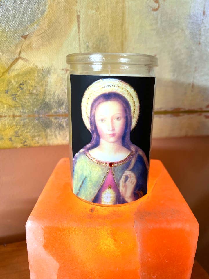 Magdalena Hand-Embellished Small Candle for wholesale by Tatiana
