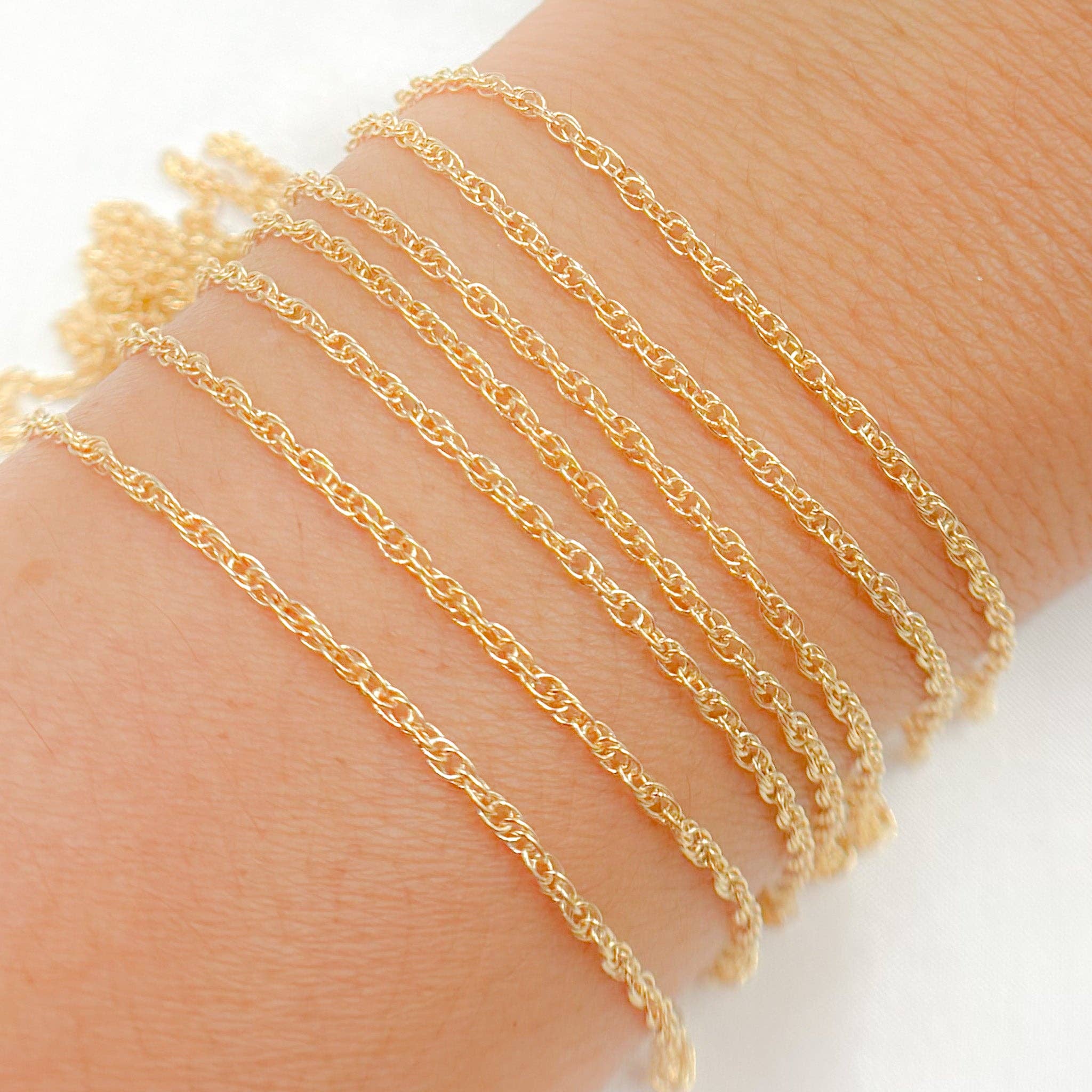 Jewels & Chains - Wholesale Link & Chain Necklace - 013RGF. 14K Gold Filled Rope Chain1