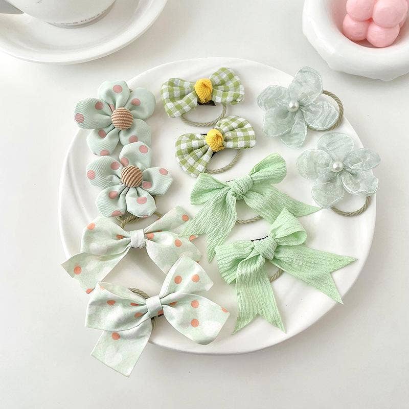 KiddieKickz - Wholesale Hair Bow - Kids - Children's Color Bow Hair Rope High Elasticity13