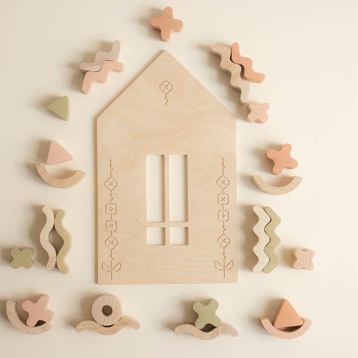 Babai – Großhandel Holzspielzeug – Kinder – Kreativer Balancer. Balancierspiel aus Holz, stapelbar11