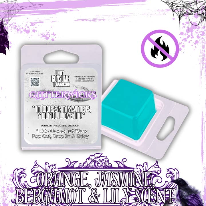 BookTok (Spicy) Boyfriend : Orange, Jasmine, Bergamot & Lily Scented Wax Melt for wholesale by Glitterwicks