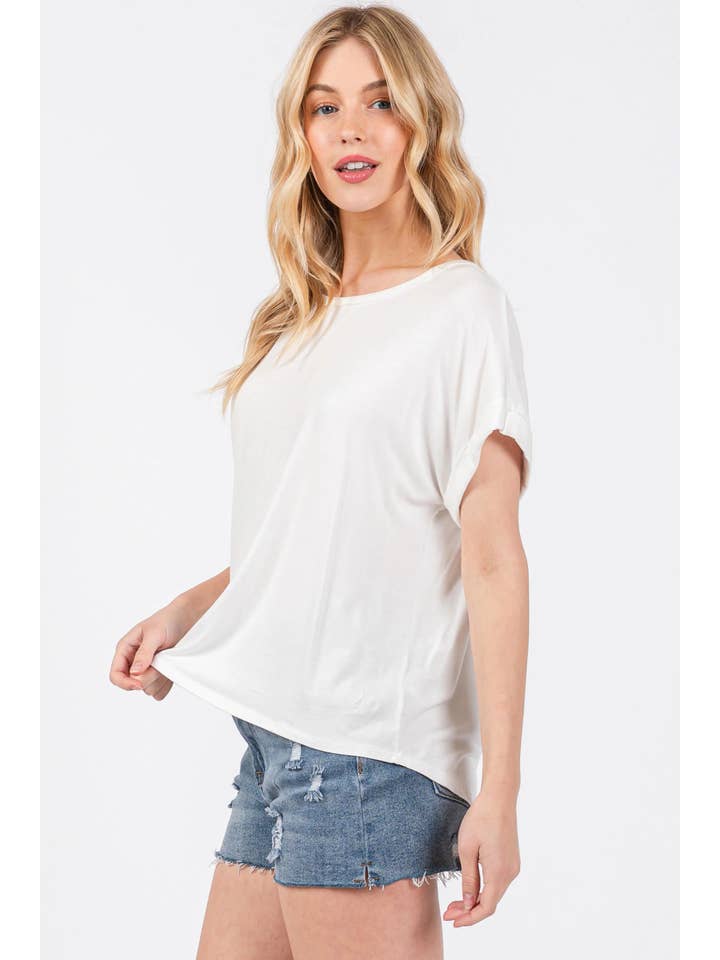 Final Touch - Vendita all'ingrosso Top in maglia - Donna - Top Girocollo in Modal Rayon - T310483