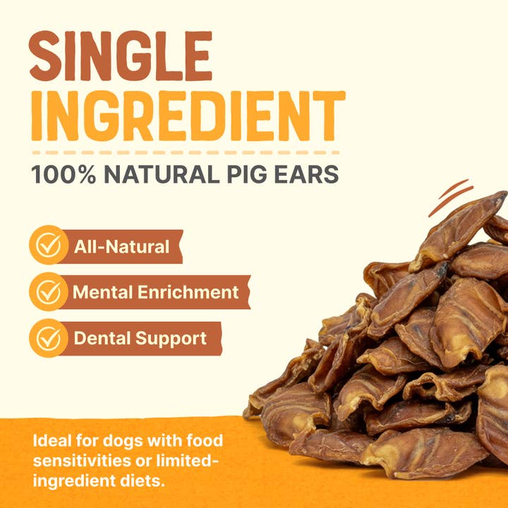 Gaines Family Farmstead - Wholesale Pet Treats - Dog - Pig Ears4