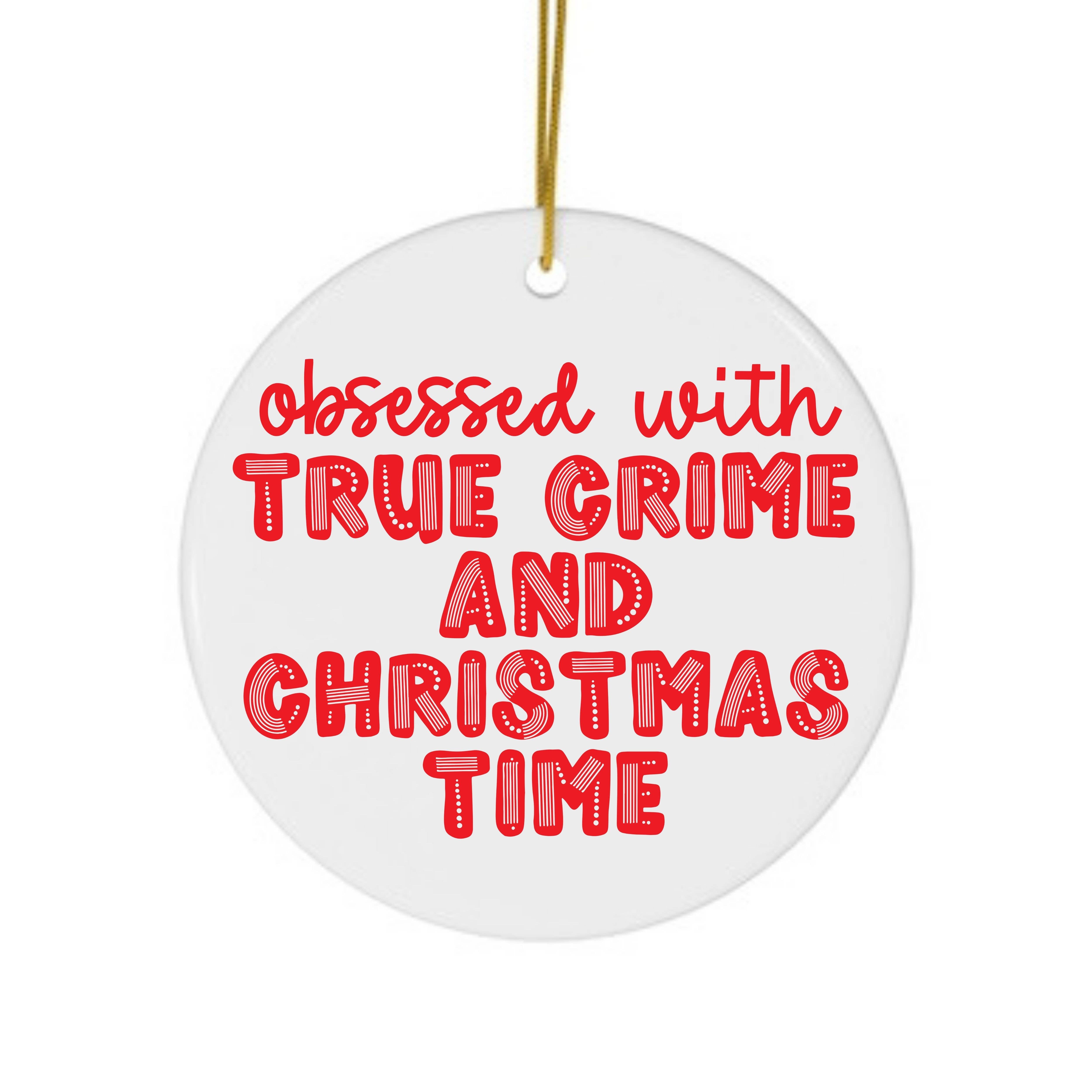 R is for Robo - Wholesale Ornament - True Crime Christmas Ornament Funny Holiday Ornaments