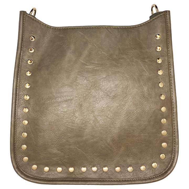 Taylor with Studs Platinum Beige for wholesale by Cthru Purses