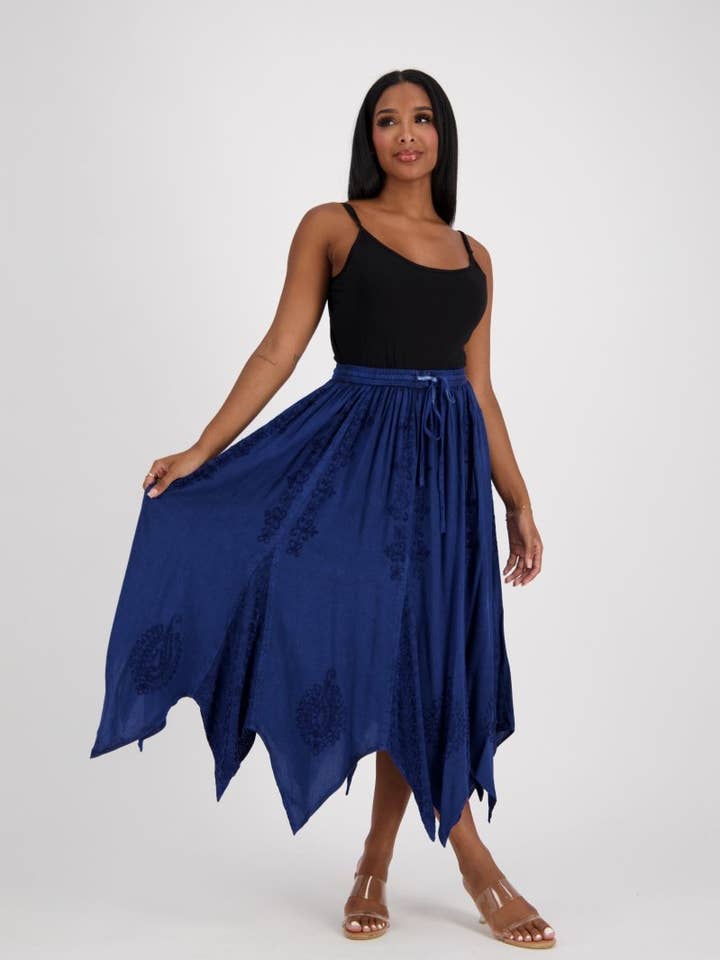 Advance Apparels - Wholesale Skirt - Women's - Acid Wash Skirt One Size 6 Colors 13230