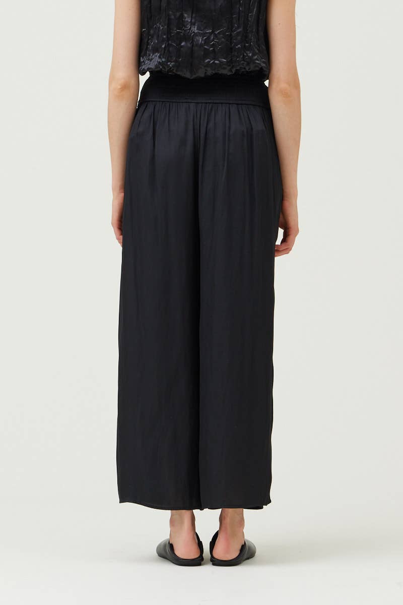 Grade & Gather - Vente Pantalon – femme - 50386PP - PANTALON LARGE EN SATIN20