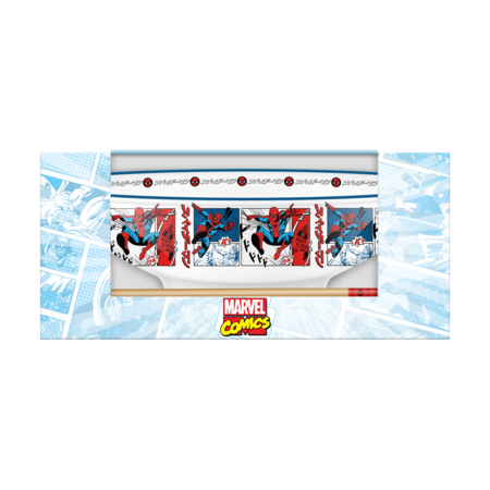 Silver Buffalo - Wholesale Bowl - Marvel Spiderman Manga Panels Boxed 30oz Ceramic Ramen Bowl0