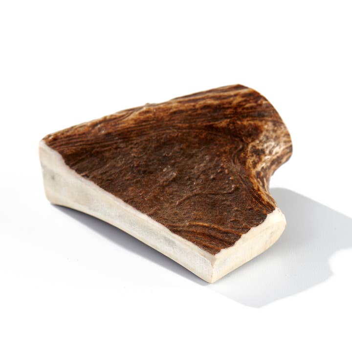 Buck Bone Organics - Vente Jouet à mâcher – chien - Moose à mâcher en bois d'orignal pour chien Taille moyenne