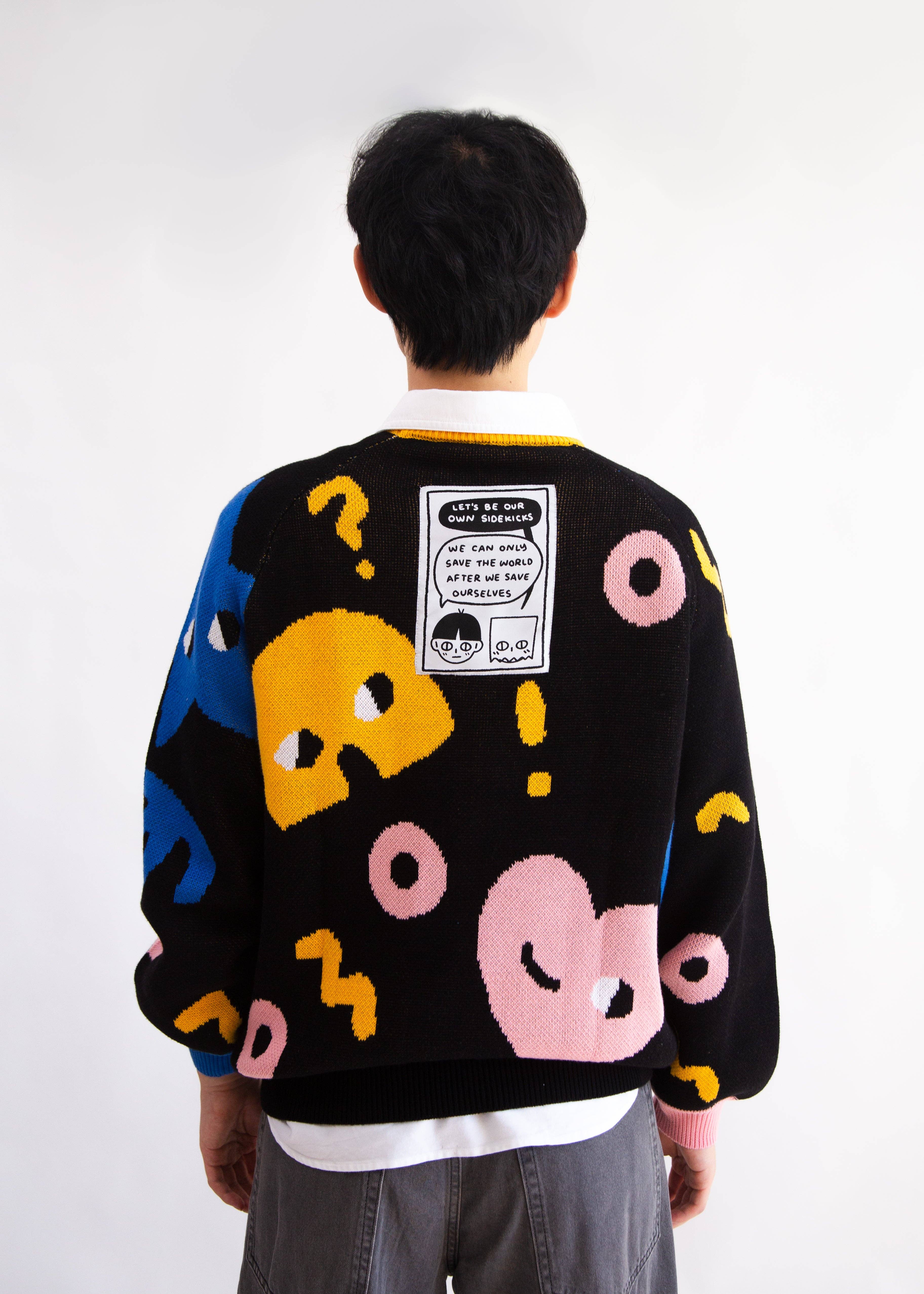 Karepango - Wholesale Knit Sweater - Women's - SIDEKICK: Thick knit jacquard sweater3