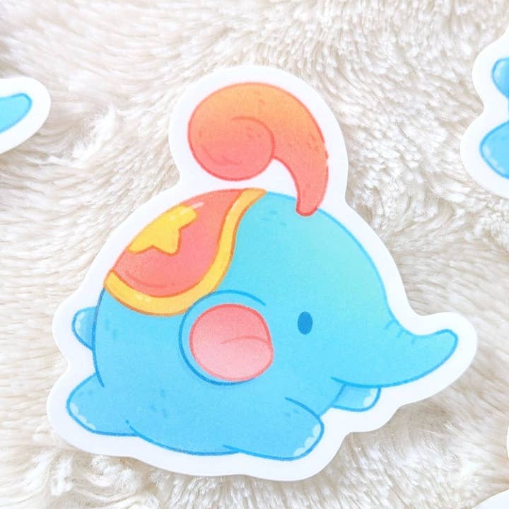 Pegatinas impermeables Circus Elephant para venta al por mayor de Arcasian