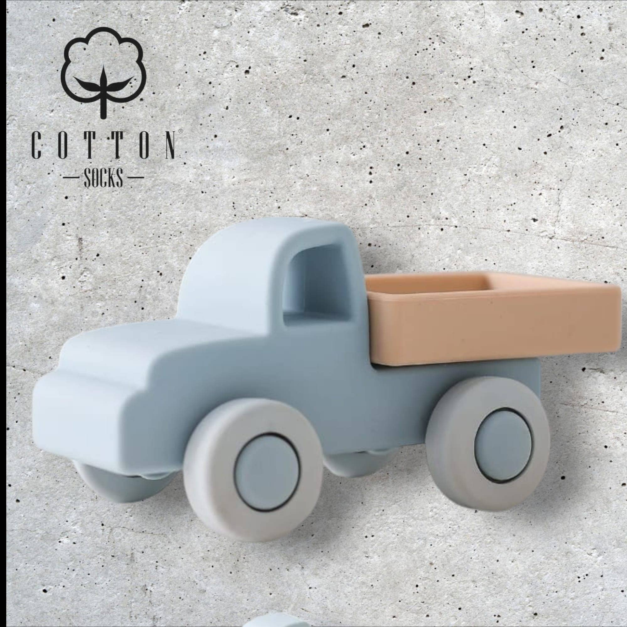 Cotton Socks - Wholesale Speelgoedauto /vrachtwagen - Kinderen - Educatief speelgoed van siliconen voor peuters0