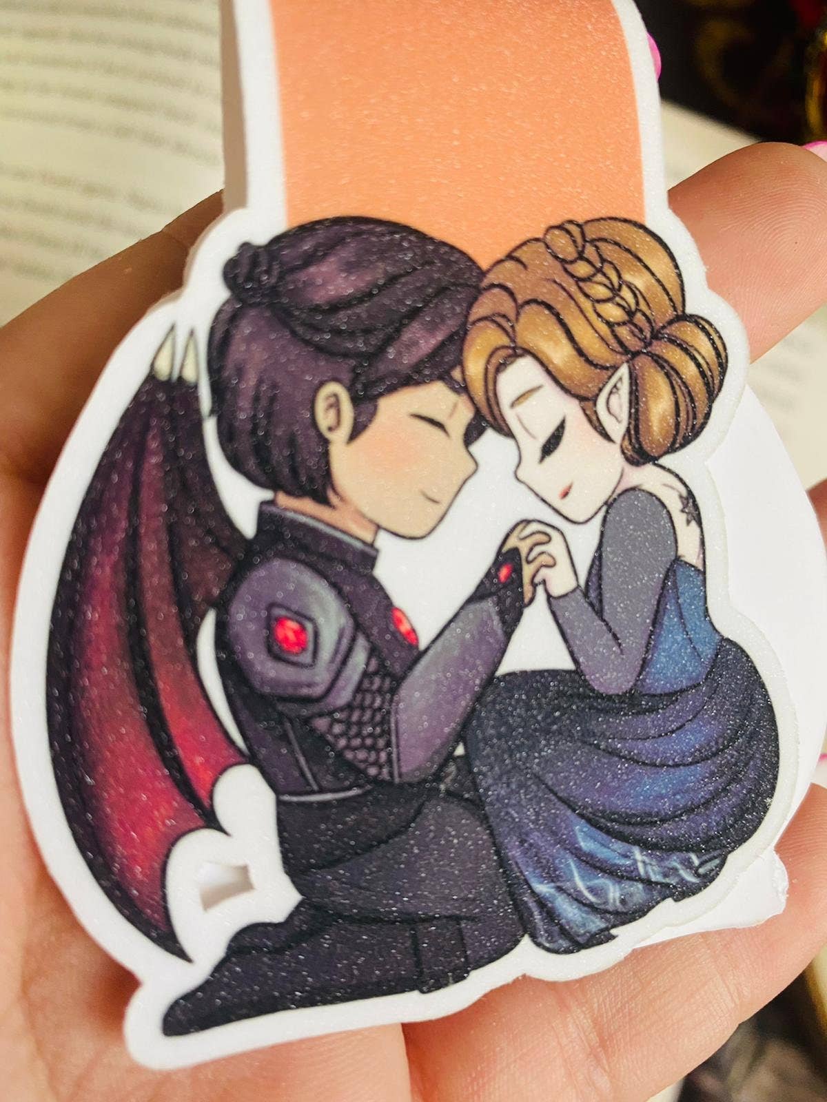 Alsace’s Art - Wholesale Bookmark - Custom Glitter Magnetic Bookmark.4