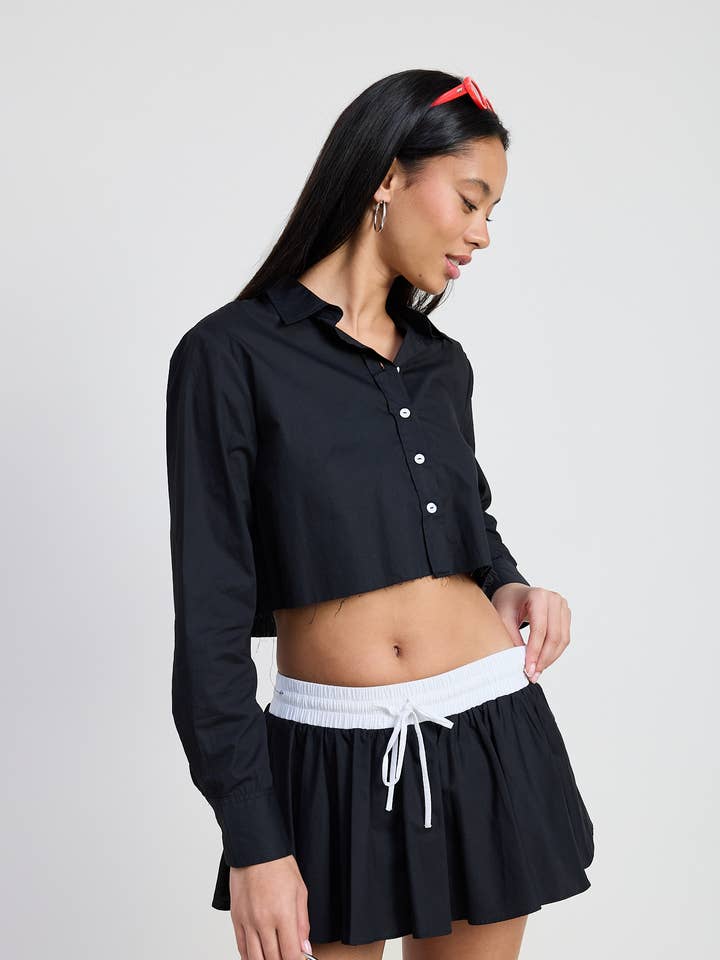 LONG SLEEVE COLLARED BUTTON UP SHIRT for wholesale by Emory Park