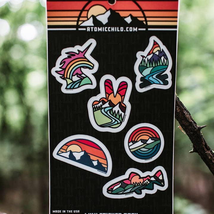 Classic Mini Sticker Sheet for wholesale by Atomicchild