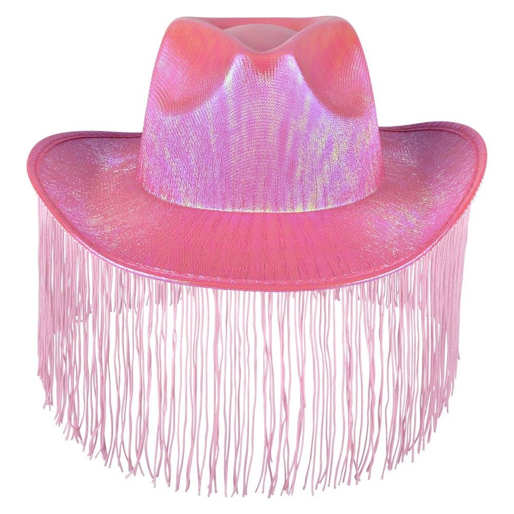 La Luna Bella - Toys - Wholesale Cowboy Hat - Women's - Colorful Cowgirl Hat With Tinsel 48ct - LLB Toys1
