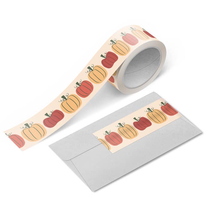 Pumpkins Washi Tape | eco-friendly, 15mm x 10m, easy-tear for wholesale by Rebecca Jane Woolbright