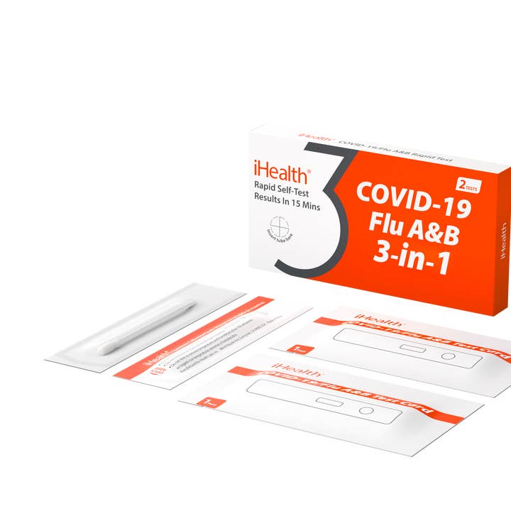 IHealth Self COVID 19 Flu A B Rapid Test First Aid Kit for wholesale by Concentric Health Alliance - CHA Supply