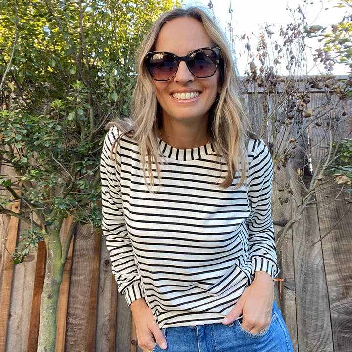 Lacson Ravello - Wholesale Sweatshirt - Women's - Arva Sweatshirt - Stripe8