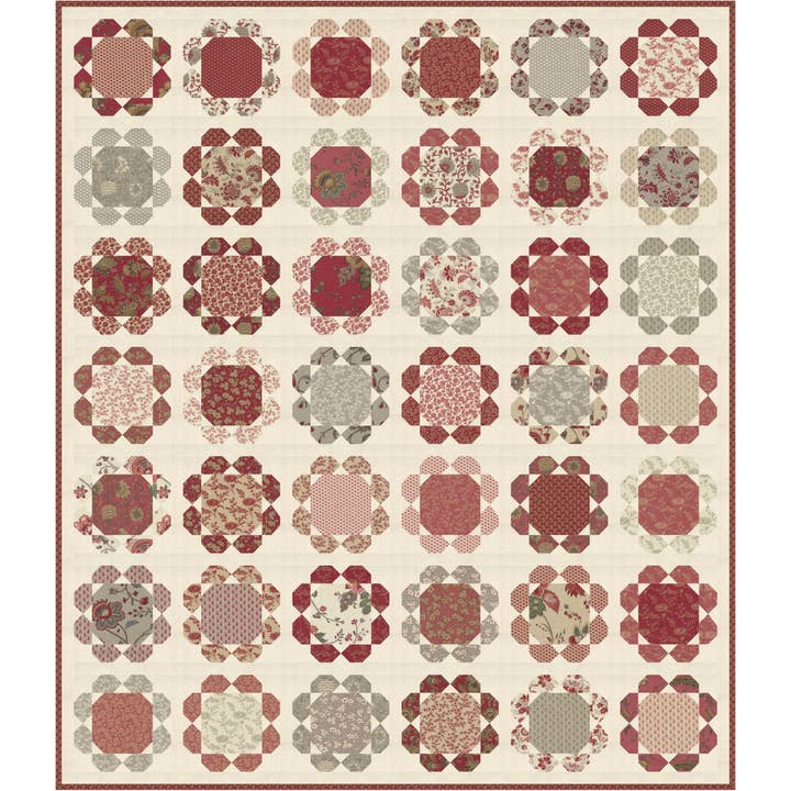 Coach House Designs - Wholesale Quilt - Les Fleurs Quilt Pattern3