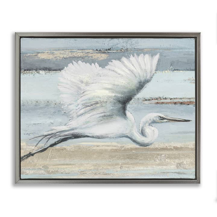 Stupell Industries - Wholesale Wall Sign - Soaring Great Egret - Framed Wall Art25
