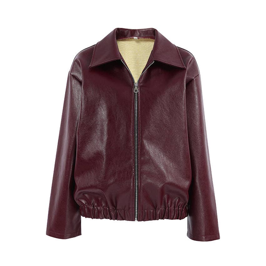 Marayn - Wholesale Leather Jacket - Women's - Biker Jacket 2024 European Chic Autumns Edge 4
