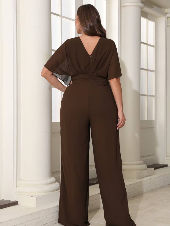 Lucas & Emma - Sarl RJ & co - Wholesale Gown - Women's - Chic formal fluid dressy outfit with defined waist1