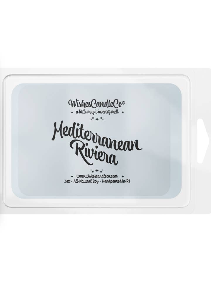 Torta de cera da Riviera Mediterrânea por atacado de Wishes Candle Co