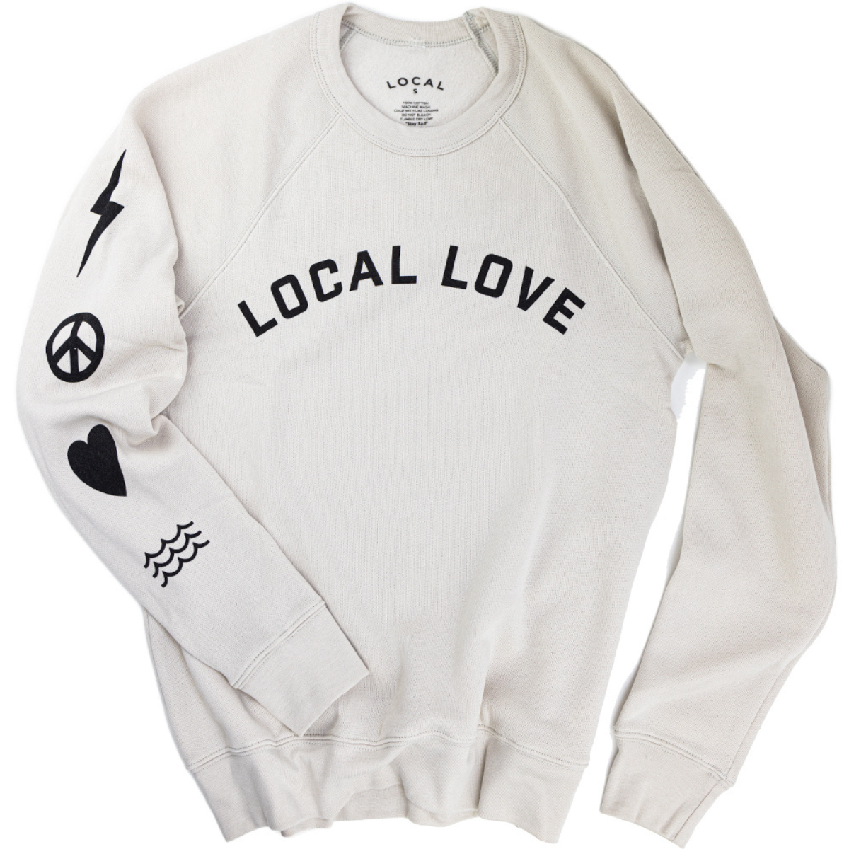 Dust Local Love Crew Fleece for wholesale on Faire0