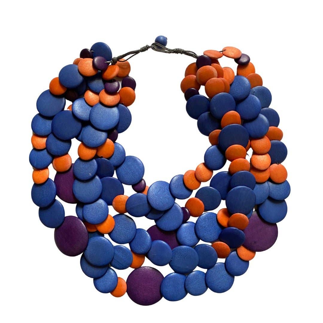 Bijondo - Vendita all'ingrosso Collane di perline/perle - Collana Guinea legno leggera6