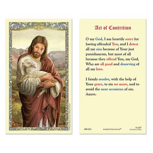 Hcp 25P Shepherd/Contrition for wholesale by Christian Brands Catholic