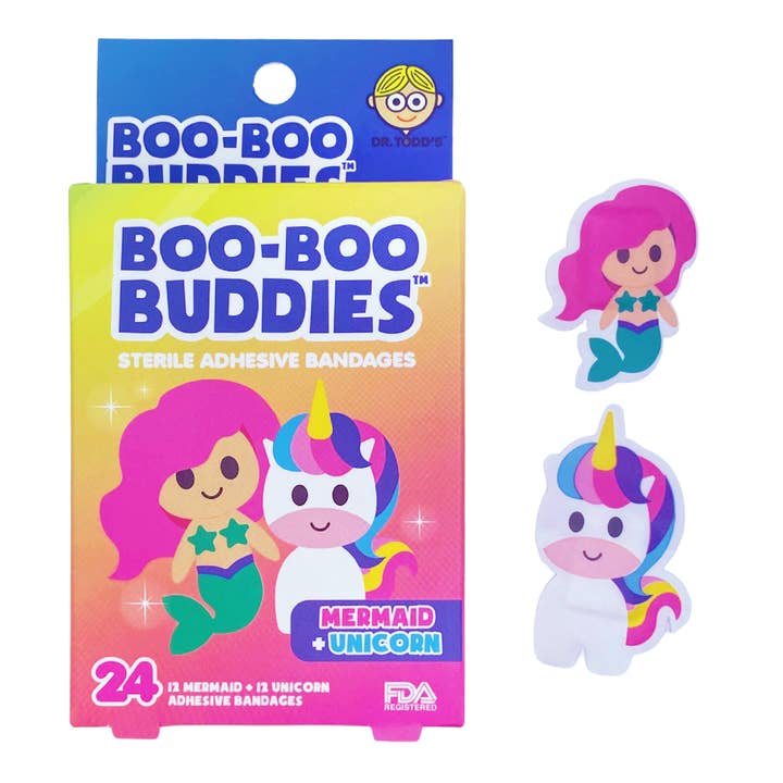 Mermaid & Unicorn Bandages 24 Ct. Dr. Todd’s Boo Boo Buddies® and other Purchase Wholesale boo boo. Free Returns & Net 60 Terms on Faire trending on Faire.