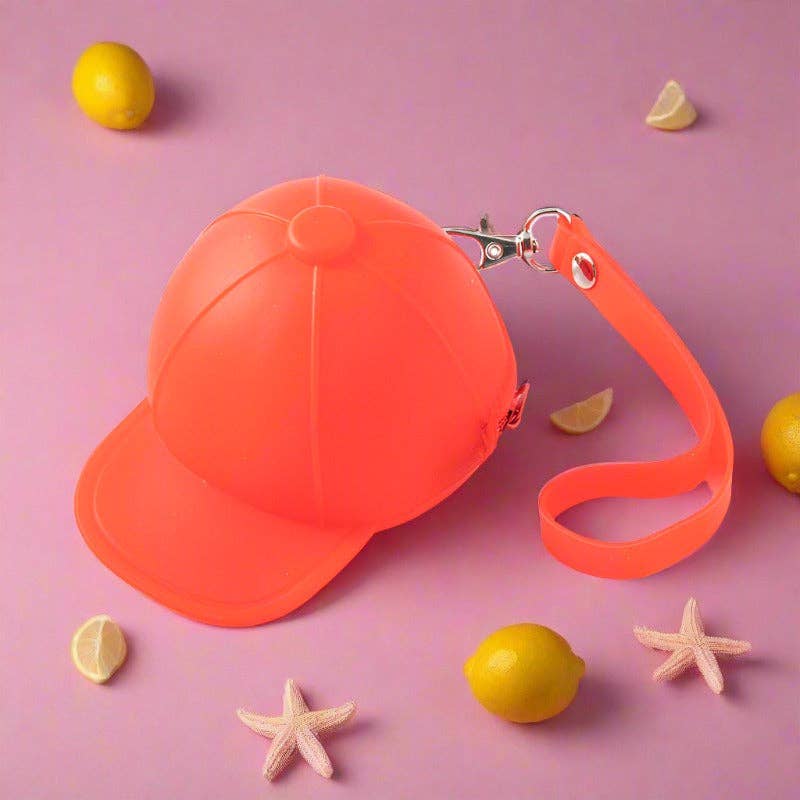 KiddieKickz - Vendita all'ingrosso Portachiavi - Bambini - Portafoglio portachiavi in silicone con berretto da baseball con simpatico berretto da baseball4