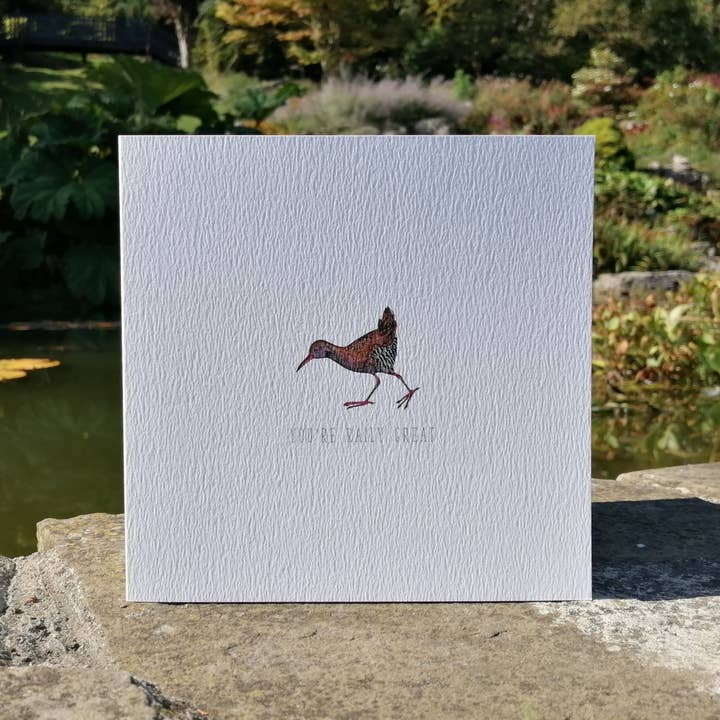 You're Raily Great Valentines Blank Greetings Card for wholesale by Little Plover