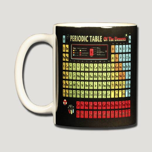 Periodic Table Keramiktasse, 11 oz für den Großhandel von Atlas Screen Printing