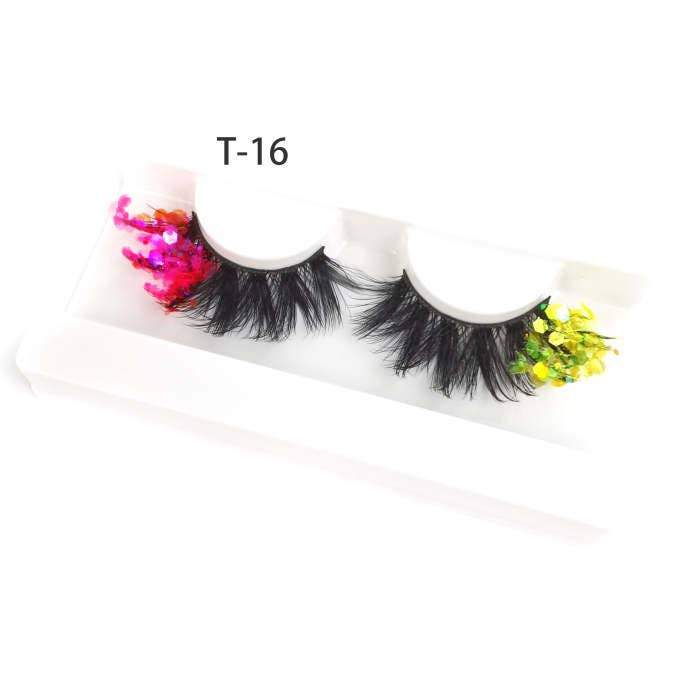 SugarQuoteMeNot LLC - Wholesale False/Fake Eyelashes - Glam Glow-in-the-Dark & Luminous Glitter Glam Eyelashes47