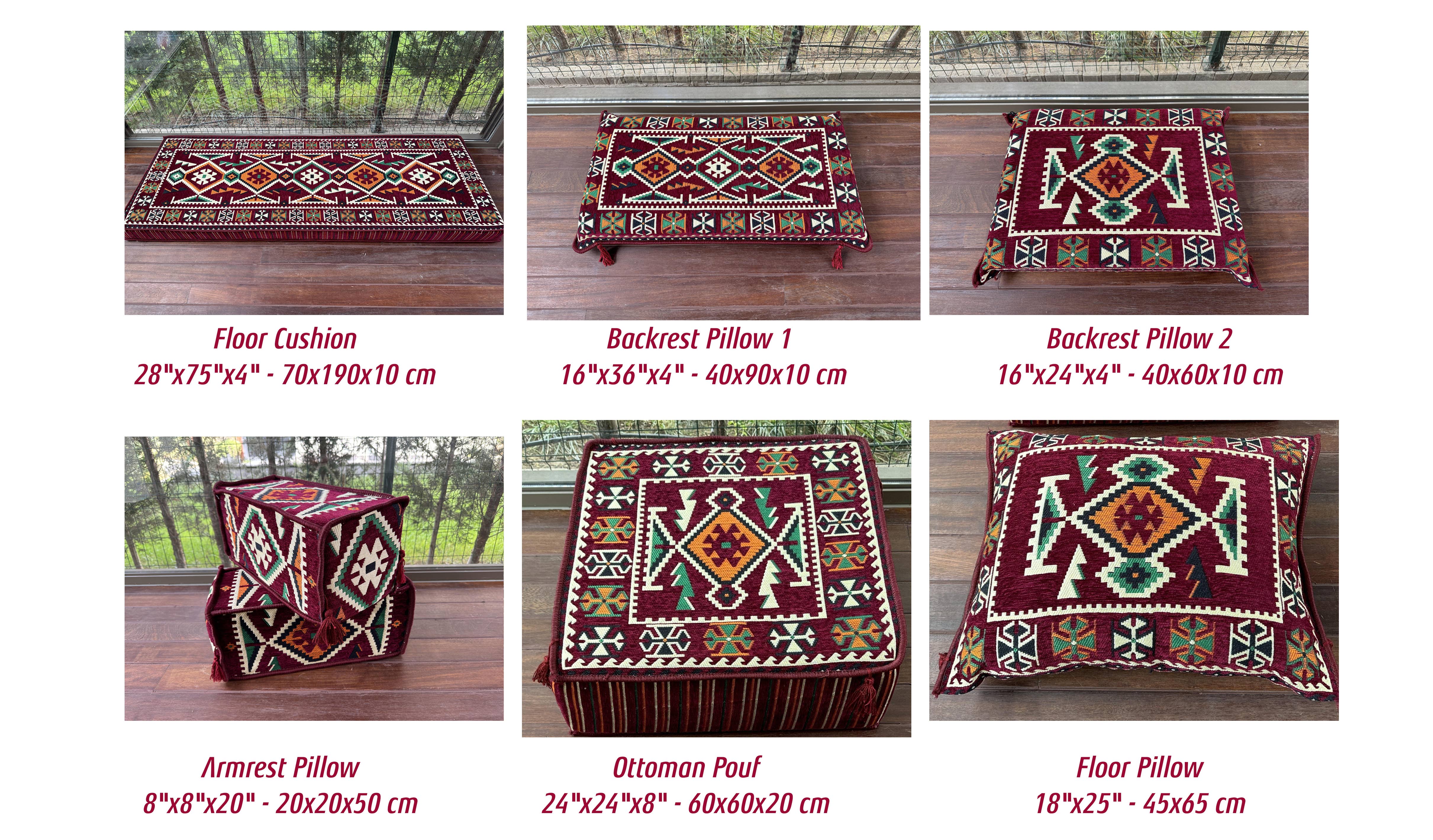 The Loom Wholesale – wholesale Sofa – Handmade Kilim Sofa Set for Rustic Floor Seating23