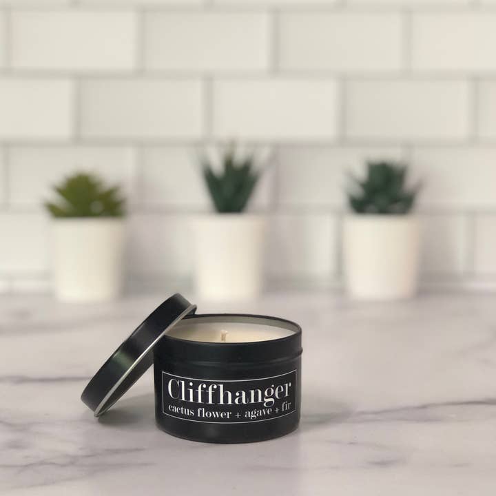 Fly Paper Products - Vente Bougies de voyage - Bougie Cliffhanger 4oz Fleur de Cactus + Agave + Sapin